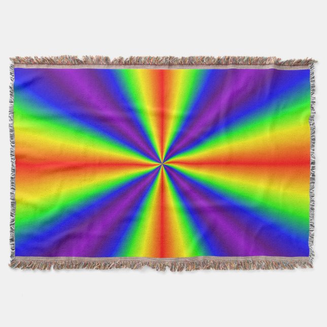 Manta Masa de empuje de cruz arco iris (Anverso)