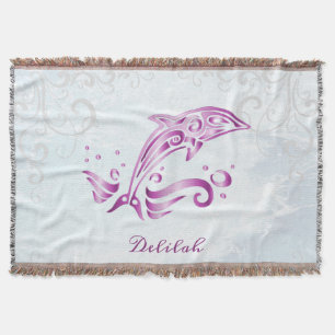 Manta Masa de lanzamiento personalizada de delfín magent