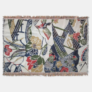 Manta Materia textil japonesa del kimono del vintage