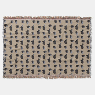 Manta Matrícula de canto de canto (Beige)
