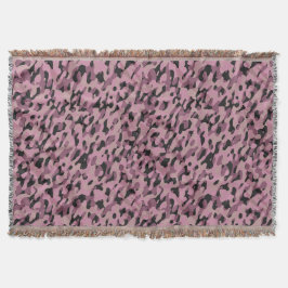 Manta Mauve pink and Charcoal Camo abstract
