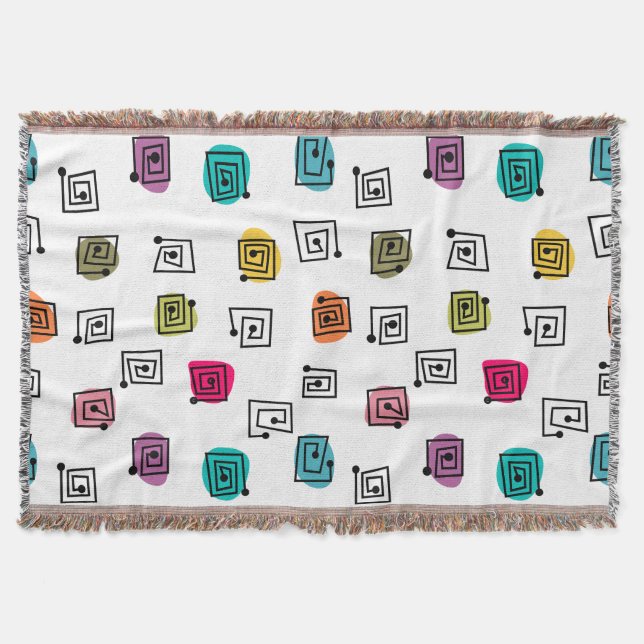 Manta Mazas de colores (Anverso)