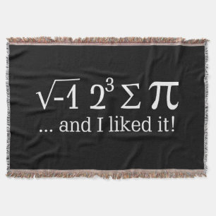 Manta Me comí un poco de pastel y me gustó Decoración