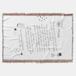 Manta Mejor carta de amigo