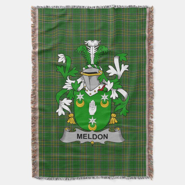 Manta Meldón irlandés o el escudo de armas de Muldoon (Frente vertical)