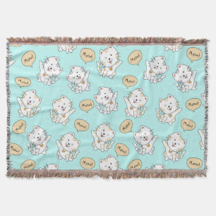 Manta Meow Kittens - Cuidada Cama De Lanzamiento De Gato