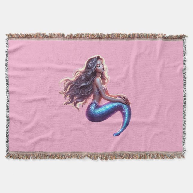 Manta Mermaid throw blanket (Anverso)
