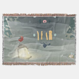 Manta Merry Christmas_bird _blanket