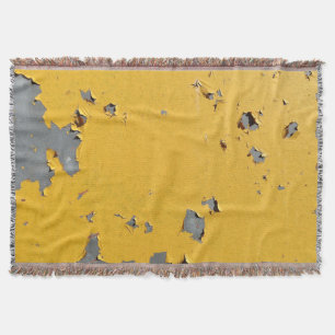 Manta Metalizado amarillo roto: textura sucia.
