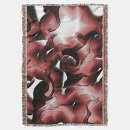 Manta Mezcla de niebla parda y esculpida