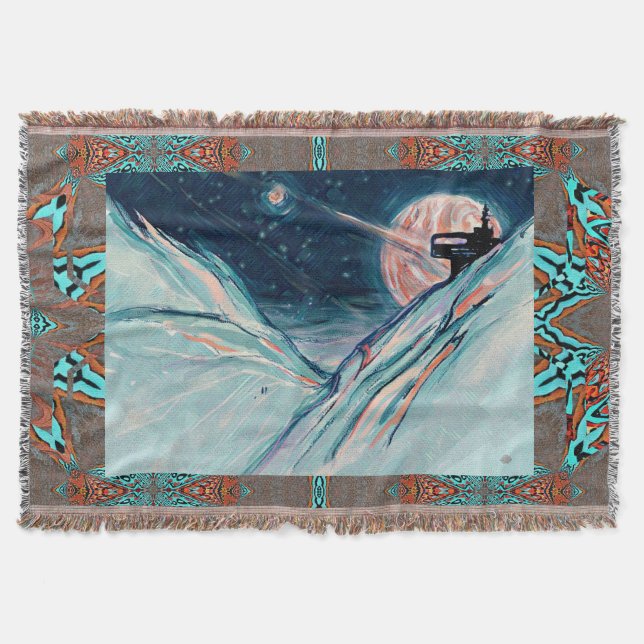 Manta Mi futuro hogar en el espacio (Anverso)