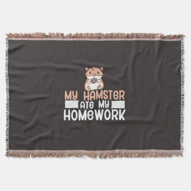 Manta Mi Hamster comió mi hogar (Anverso)