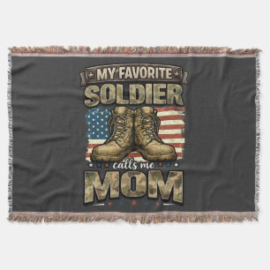 Manta Mi soldado favorito me llama mamá