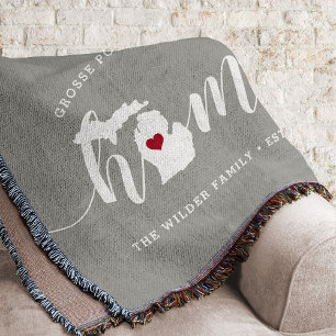Manta Michigan Home State Personalized