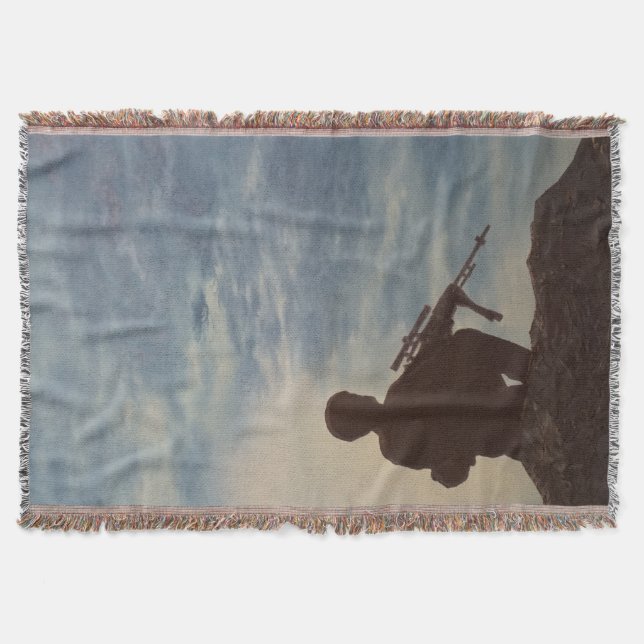 Manta Militares combinados del tiro toda la estación (Anverso)