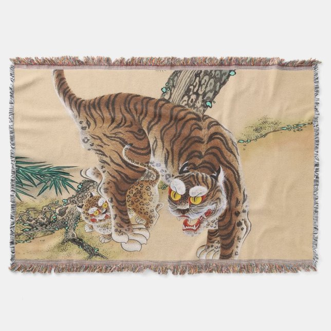 Manta Minhwa Tigre Feo Coreano  (Anverso)