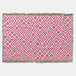 Manta Minimalist Maze Fill Pink Pattern