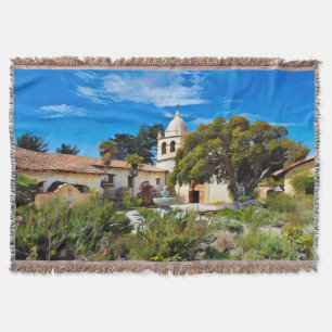 Manta MISIÓN DE CARMEL BASILICA Trow Blanket