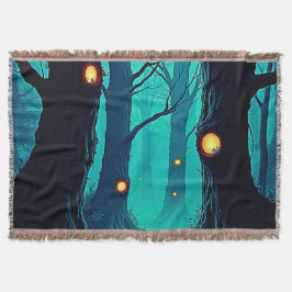 Manta Misterio sobre el bosque de la fantasía oscura