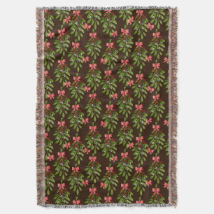 Manta Mistletoe Throw Blanket