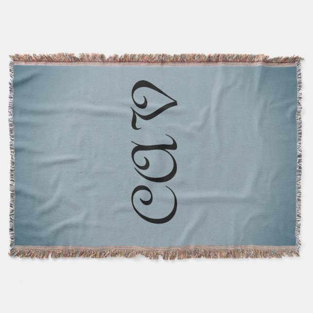 Manta Mochila de cadena de dibujo (Anverso)