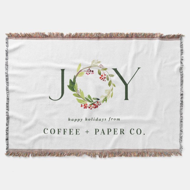 Manta Moda botánica moderna acuarela regalo elegante (Anverso)