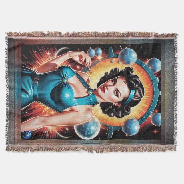 Manta Moda de la era atómica Barbenheimer Retro Fusion (Anverso)