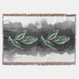 Manta Moda moderna Las hojas de Basil son botánicas