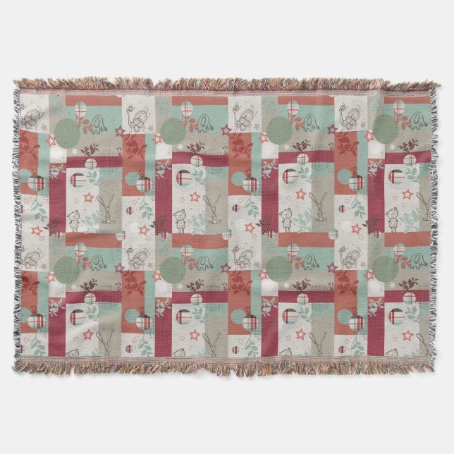 Manta Modelo 2 del edredón del bebé (Anverso)