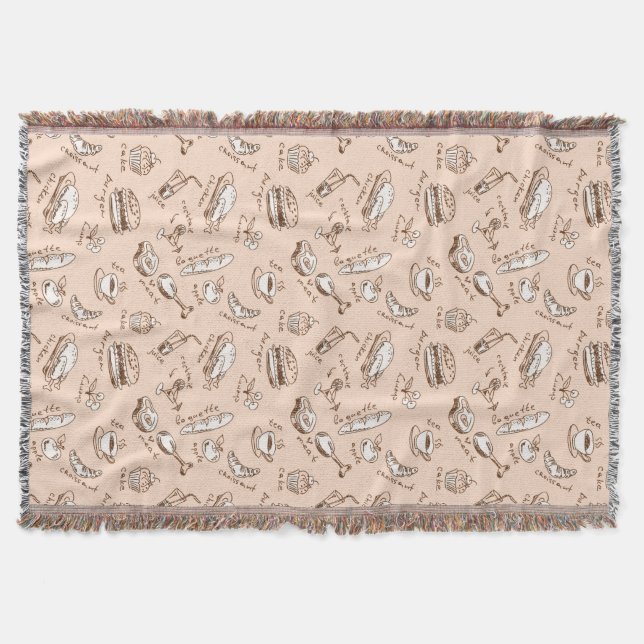 Manta Modelo con la comida (Anverso)