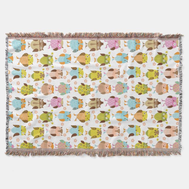 Manta modelo con los pájaros (Anverso)