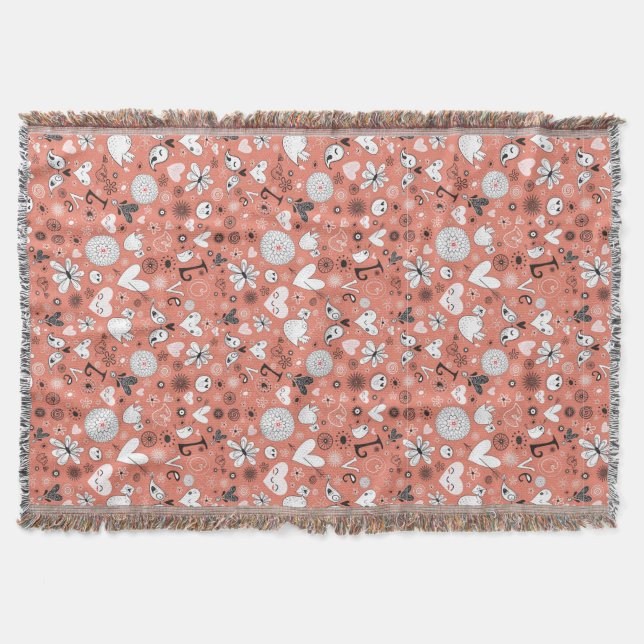 Manta Modelo de los pájaros del amor (Anverso)