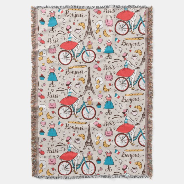 Manta Modelo de París Francia (Frente vertical)