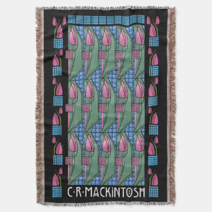 Manta Modelo del tulipán de Charles Rennie Mackintosh