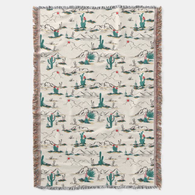 Manta Modelo floreciente de los Succulents (Frente vertical)