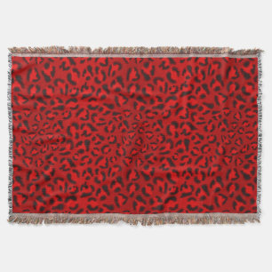 Manta Modelo rosado de la textura del leopardo