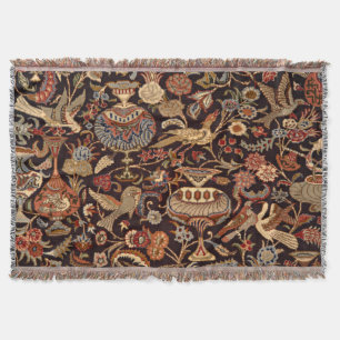 Manta Modelo turco oriental persa de la alfombra del