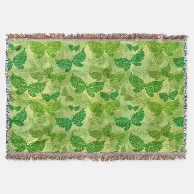 Manta Modelo verde de la primavera (Anverso)