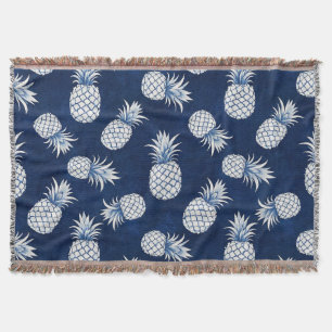 Manta Modern Tropical Pineapple Watercolor