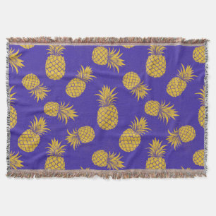 Manta Modern Tropical Pineapple Watercolor
