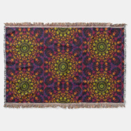 Manta moderna elegante de mandala para echarse