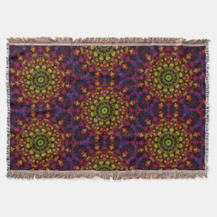 Manta moderna elegante de mandala para echarse