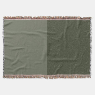 Manta Moderno Moss Green Split Woven Blanket - Personali