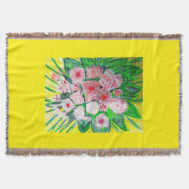 Manta Monochromatic, Rosas, Dianthus caryophyllus, Gerb