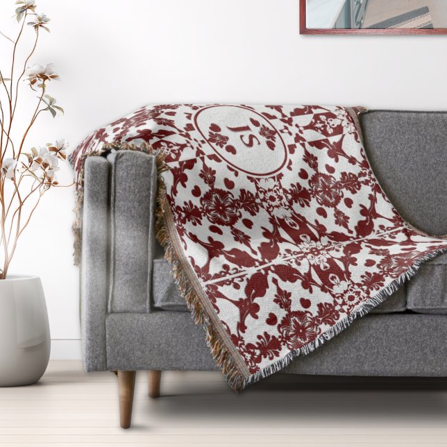 Manta Monograma Damask Vintage (Subido por el creador)