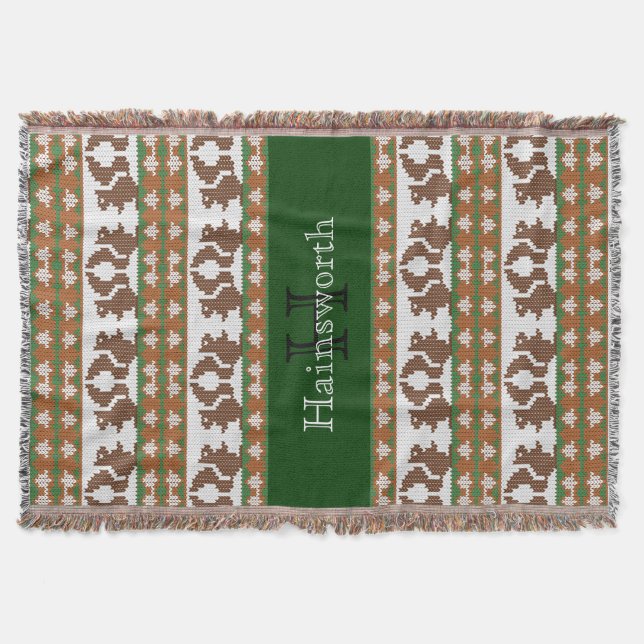 Manta Monograma de la Isla Feria de Arenas (Anverso)