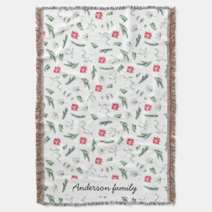 Manta monograma de vacaciones color pastel