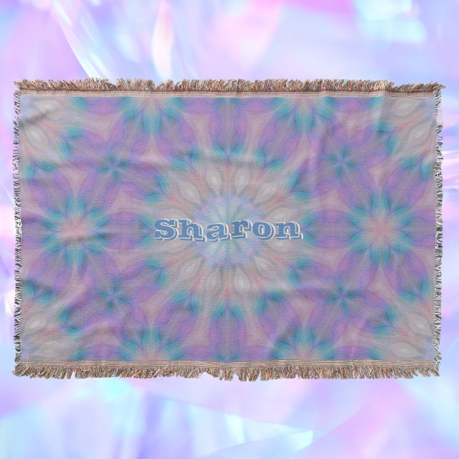 Manta Monograma del nombre del patrón Pastel de la Madre (Subido por el creador)