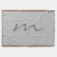 Monograma moderno profesional gris
