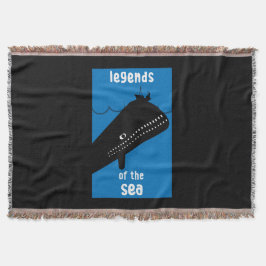 Manta Monstruo del mar de los niños pequeños Moby Dick